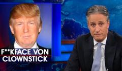 donald trump slams jon stewart for calling him ‘f**kface von clownstick’